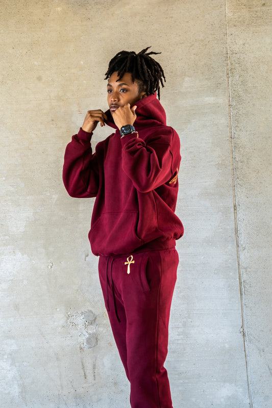 VITALÉ “KEY OF LIFE” Sweatpants Red