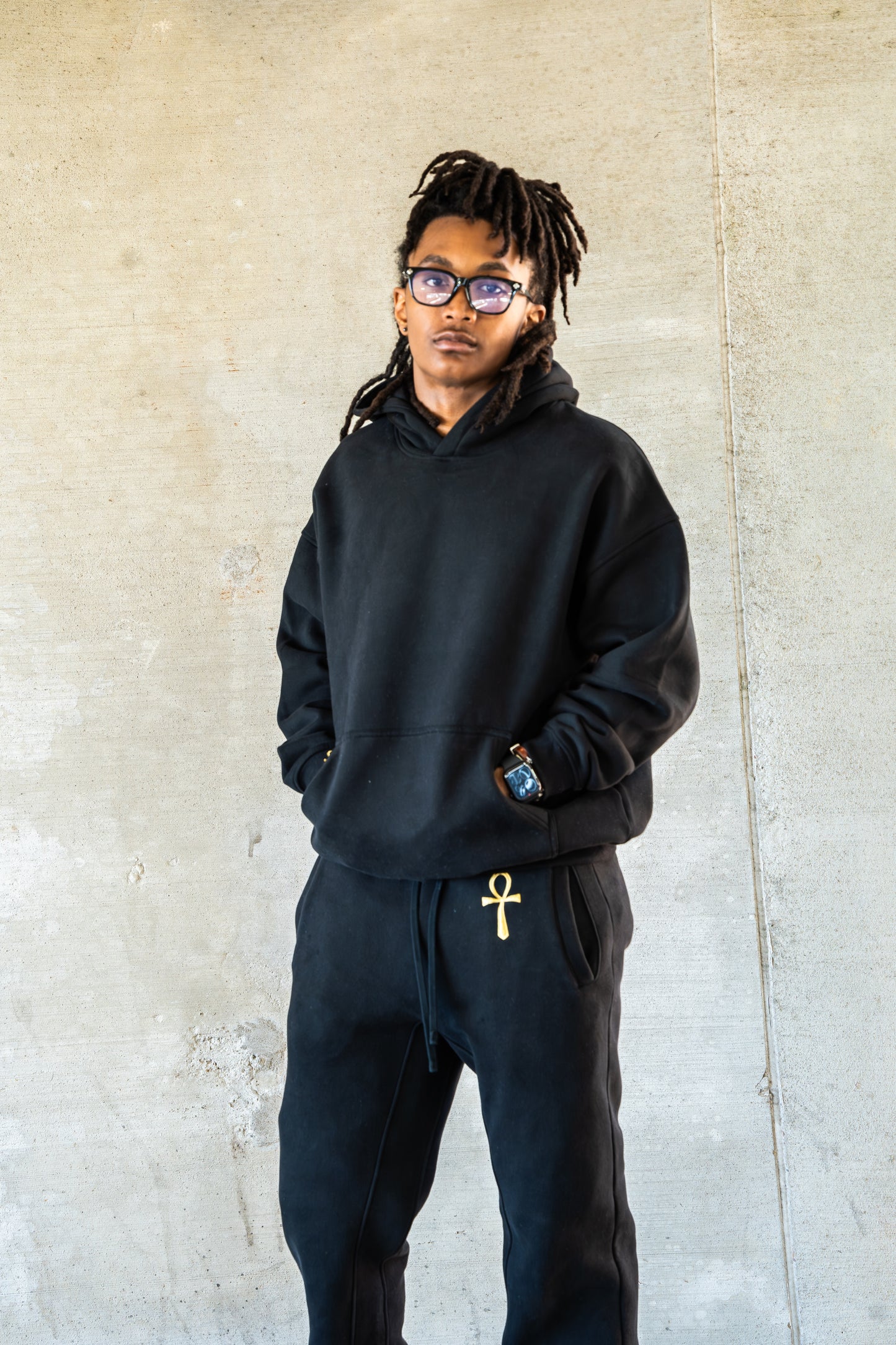 VITALÉ “KEY OF LIFE” Hoodie Black