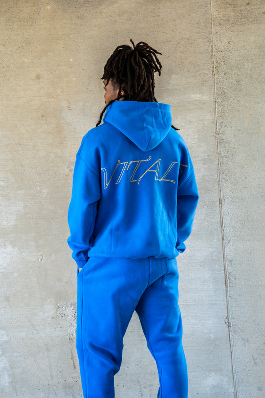 VITALÉ “KEY OF LIFE” Hoodie Blue
